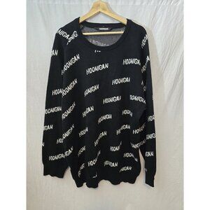 HOONIGAN CASTER jacquard knit sweater Size XL Men's